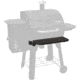 Camp Chef Pellet Grill Folding Front Shelf, Black, 30in, PGFS30