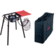 Camp Chef Explorer 14 1X Single Burner Stove, Red/Black, with Black Carry Bag, CB30