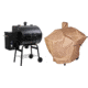 Camp Chef SmokePro SE Pellet Grill, Black, with Tan Patio Cover, PCPG24L