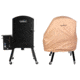Camp Chef XXL Wi-Fi Vertical Smoker, Black, with Tan Patio Cover, PCPGXXL