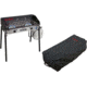Camp Chef Yukon Burner, 2 x Burner, Red/Silver/Black, with Black, Roller Bag, Black, RCB60