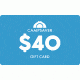 CampSaver 40 Dollar Email Gift Certificate, CS-Gift-Cert-40