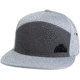 CampSaver 3D Embroidered 7 Panel Strapback - Unisex, Heather Grey/Charcoal, One size, CSLogoHat-50-I572HGRCHA-3D
