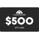 CampSaver 500 Dollar Email Gift Certificate, CS-Gift-Cert-500