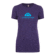 CampSaver Logo T-Shirt - Women's, Storm/Teal Logo, Extra Small, CS-Logo-Tee-W-STRM/TEAL-XS