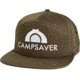 CampSaver Embroidered 7 Panel Strapback - Unisex, Dark Loden, One size, CSLogoHat-50-I570DLA-SE