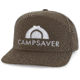 CampSaver Embroidered 7 Panel Strapback - Unisex, Dark Loden, One size, CSLogoHat-50-I570DLA-SE