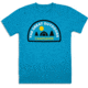 CampSaver Great Outdoors Logo T-Shirt, Bondi Blue, X-Large, GO-Logo-BB-X-Large
