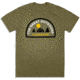 CampSaver Great Outdoors Logo T-Shirt, Light Olive, X-Small, GO-Logo-LOL-X-Small