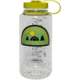 CampSaver Great Outdoors Nalgene Wide Mouth Bottle, Clear / Green, 32 oz, CSTRI32GO-CLR/SPR