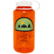 CampSaver Great Outdoors Nalgene Wide Mouth Bottle, Orange / White, 32 oz, CSTRI32GO-ORA/WHI