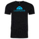 CampSaver Logo T-Shirt - Mens, Black/Teal Logo, Small, CS-Logo-Tee-M-BLK/TEAL-S