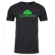 CampSaver Logo T-Shirt - Mens, Charcoal Heather/Neon Green Logo, 2XL, CVC 6210-CCHE-NG-2XL