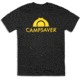 CampSaver Logo T-Shirt - Mens, Charcoal/Orange, X-Small, CS-Logo-CHR-ORG-X-Small