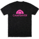 CampSaver Logo T-Shirt - Mens, Charcoal/Pink, Medium, CS-Logo-CHR-PNK-Medium