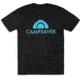 CampSaver Logo T-Shirt - Mens, Charcoal/Teal, X-Small, CS-Logo-CHR-TL-X-Small
