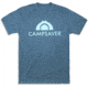 CampSaver Logo T-Shirt - Mens, Indigo/Teal, X-Small, CS-Logo-IND-TL-X-Small
