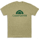 CampSaver Logo T-Shirt - Mens, Light Olive/Forest Green, X-Small, CS-Logo-LOL-FG-X-Small