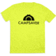 CampSaver Logo T-Shirt - Mens, Neon Yellow/Black, Small, CS-Logo-NY-Small