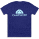 CampSaver Logo T-Shirt - Mens, Storm/Teal, X-Small, CS-Logo-STR-TL-X-Small
