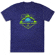 CampSaver Mountain Adventure T-Shirt, Storm/Neon Green/Teal Logo, X-Large, MTNADV-STR-NG/TLLG-X-Large