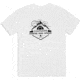 CampSaver Mountain Adventure T-Shirt, White/Black/Black Logo, Large, MTNADV-WHT-BLK/BLK-Large