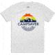CampSaver Rainbow Mountain T-Shirt, White, Medium, RNBMNT-WHT-Medium