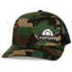 CampSaver Standard Embroidered Logo Hat, Camo/Loden/Black - White Logo, One Size, CS-Logo-C12Hat-CM-LD-BL