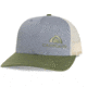 CampSaver Standard Embroidered Logo Hat, Heather Grey/Birch/Army - Mute Green Logo, One Size, CS-Logo-C12Hat-HG-BR-AR