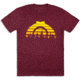 CampSaver Sunset Logo T-Shirt, Heather Maroon, Medium, SNST-Logo-HM-Medium
