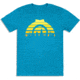 CampSaver Sunset Logo T-Shirt, Teal, X-Large, SNST-Logo-TL-X-Large