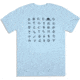 CampSaver Tile/Checkerboard T-Shirt, Ice Blue, X-Large, TCHK-IB-X-Large