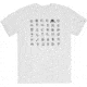 CampSaver Tile/Checkerboard T-Shirt, White, XX-Large, TCHK-WHT-XX-Large