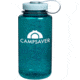 CampSaver Nalgene Wide Mouth Bottle, 32oz, Trout Green Bottle Iridescent Platinum Cap White L, CS-TRI32W-TRO/IPLA