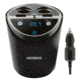 Car and Driver Power Cup W/ Dual Socket/USB and Bluetooth FM Transmitter, CAD-4057