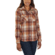 Carhartt Beartooth Hooded Flannel Shirt - Womens, Dark Cedar, Small, 103235-224-REG-S