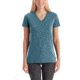 Carhartt Lockhart Short Sleeve V-Neck T-Shirt - Women's, Blue Mist Heather, M-REG, 102452-424-REG-M