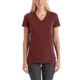 Carhartt Lockhart Short Sleeve V-Neck T-Shirt - Women's, Fired Brick Heather, XXL-REG, 102452-644-REG-XXL