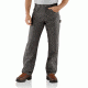 Carhartt Canvas Carpenter Jean for Mens, Charcoal, 30/30 B159-CHR-30-30