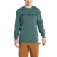 Carhartt Long Sleeve Logo T-Shirt - Men's, Blue Green, Medium/Regular, K298-442-REG-MED