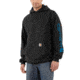 Carhartt Midweight Hooded Logo Sweatshirt - Men's, Black/Blue, Extra Small/Regular, K288-005-REG-XSM