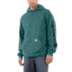 Carhartt Midweight Hooded Logo Sweatshirt - Men's, Blue Green, Extra Small/Regular, K288-442-REG-XSM