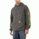 Carhartt Midweight Hooded Logo Sweatshirt - Men's, Charcoal Heather, Small/Regular, K288-CHH-REG-SML