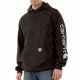 Carhartt Midweight Hooded Logo Sweatshirt - Men's, Dark Brown, Extra Small/Regular, K288-DKB-REG-XSM