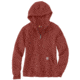 Carhartt Clarksburg Half Zip Hooded Sweatshirt - Womens, Henna Heather, Small, 103240-R01-REG-S
