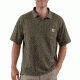 Carhartt Contractors Work Pocket Polo for Mens, Moss, Extra Small/Regular K570-MOS-REG-XSM