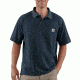 Carhartt Contractors Work Pocket Polo for Mens, Navy, Extra Small/Regular K570-NVY-REG-XSM