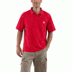 Carhartt Contractors Work Pocket Polo for Mens, Red, Extra Small/Regular K570-RED-REG-XSM