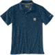 Carhartt Cotton Delmont Pocket Polo - Mens, Light Huron Heather, Medium, Regular, 103569-446-REG-M