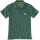 Carhartt Cotton Delmont Pocket Polo - Mens, Musk Green Heather, Small, Regular, 103569-G18-REG-S